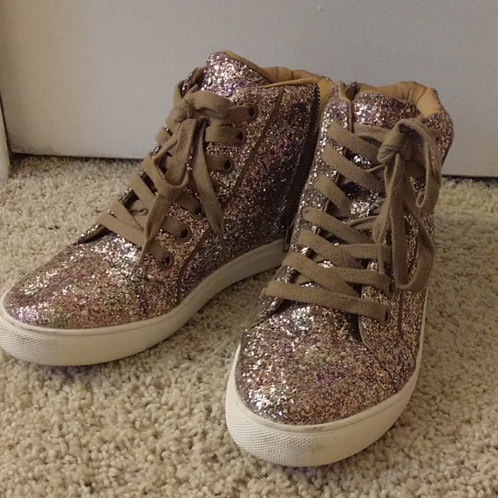 Steve Madden Glitter High Tops